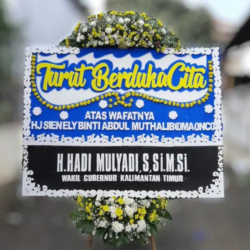 Karangan Bunga Duka Cita Wua-wua